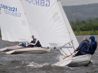 Flying Fifteens on Llangorse Lake