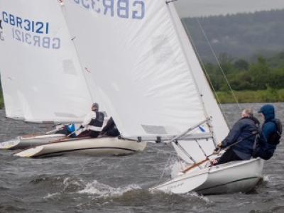 Flying Fifteens on Llangorse Lake